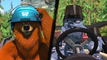 Grizzy & die Lemminge Bär am Steuer