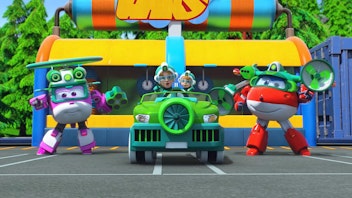 Super Wings Rutschpartie in den Rocky Mountains