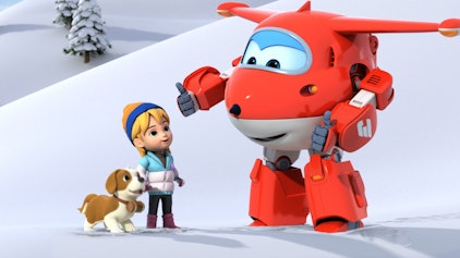 Super Wings Hilfe in den Alpen