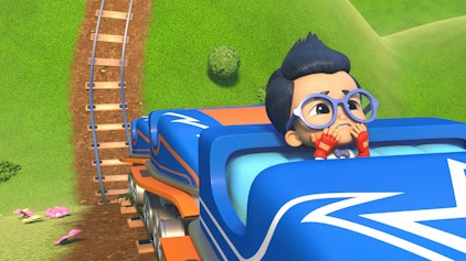 Mighty Express - Superschnelle Zugfreunde Achterbahnfahrt