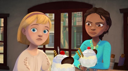 Spirit: wild und frei Gefahr bei den Wildpferden