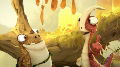 Gigantosaurus Der schwimmende Stein