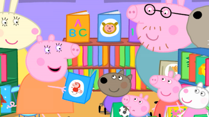 Peppa Pig In der Bücherei