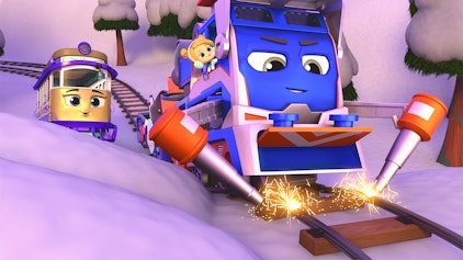 Mighty Express - Superschnelle Zugfreunde Milos Griff nach den Sternen