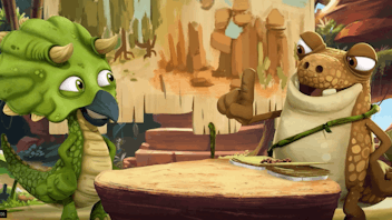 Gigantosaurus Gigantos Lachen