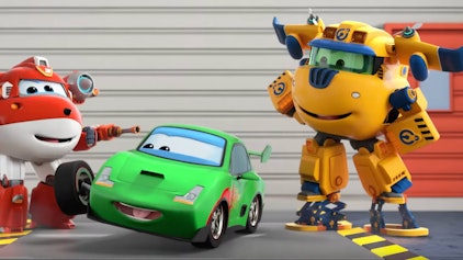 Super Wings Der fabrikneue Flammenflitzer