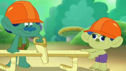 Trolls - Die Party geht weiter! Die Sandburg / Biggies Mutprobe