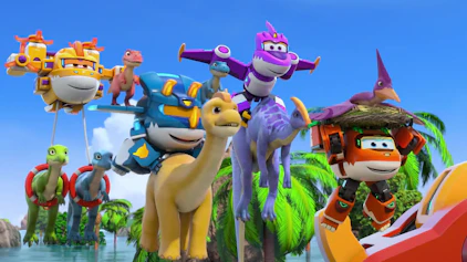 Super Wings Furchtloser Flug über die Fluten