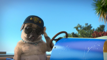 Mighty Mops Polizeihund Mike