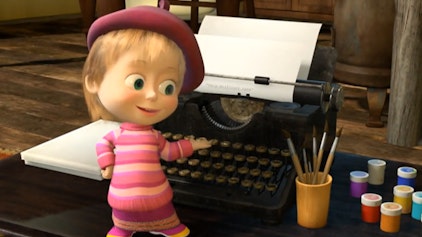 Mascha und der Bär Wir drehen einen Film