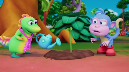 Dora Rutschpartie mit Claudia