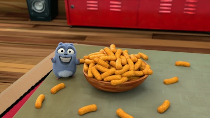 Grizzy & die Lemminge Die Sprung-Wolle