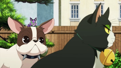 Bakugan: Geogan Rising Das Katzen-Maskottchen