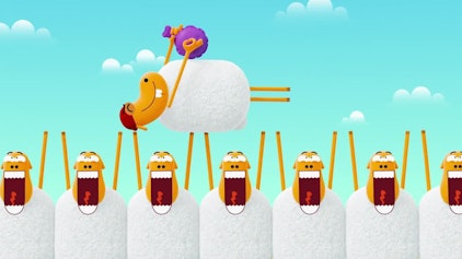 Karate Schaf Das Furzkissen