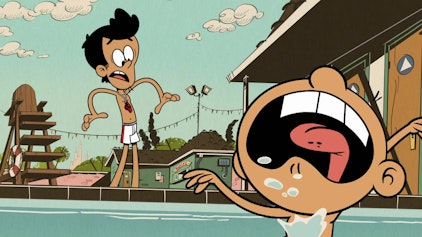 Die Casagrandes Carl der Meisterschwimmer