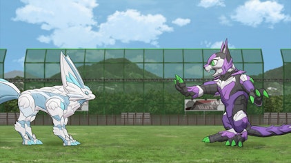 Bakugan: Geogan Rising Lightning und Ferascal