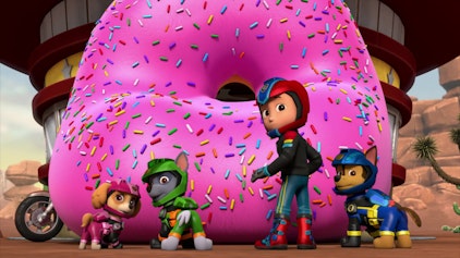 PAW Patrol - Helfer auf vier Pfoten Die Moto Patrol rettet Donuts