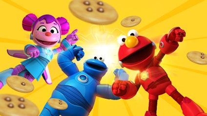 Sesame Street's Mecha Builders Abenteuer mit Mecha Krümel, Abby und Elmo