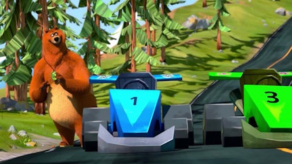 Grizzy & die Lemminge - Kurze Clips Wildes Autorennen