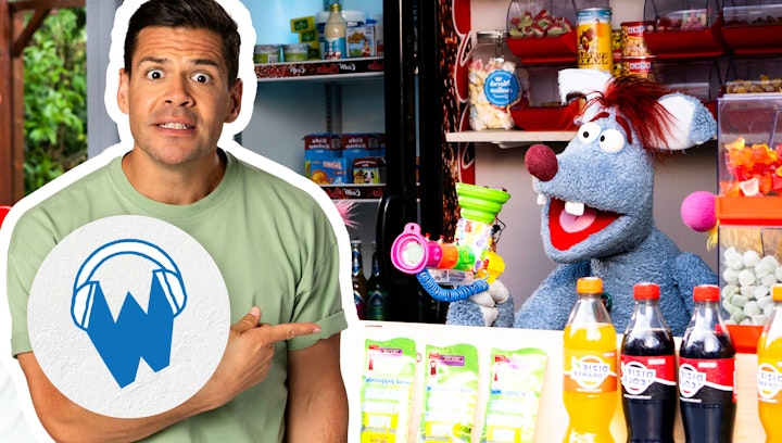 Gummibärchen am Kiosk