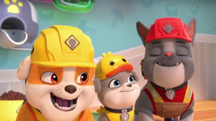 Rubble & Crew Die Crew baut eine Entenbrücke