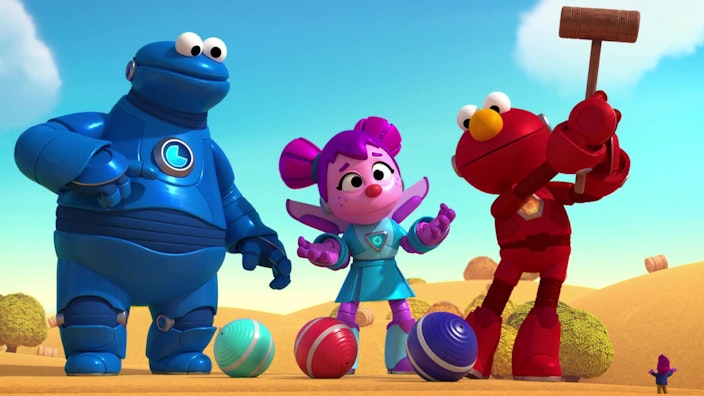 Sesame Street's Mecha Builders Das große Spiel