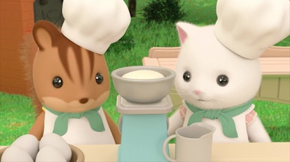 Sylvanian Families - Freyas fröhliches Tagebuch Die große Eröffnung der Kinderbäckerei