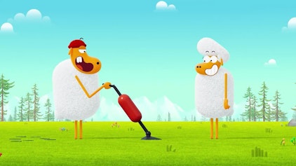 Karate Schaf Staubsauger-Wahnsinn