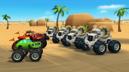 Blaze und die Monster-Maschinen Das große Team-Truck-Rennen