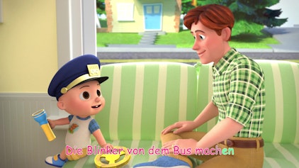 CoComelon Die Räder vom Bus mit JJ