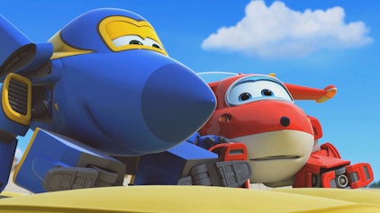 Super Wings Jett das Stunutflugzeug (2)