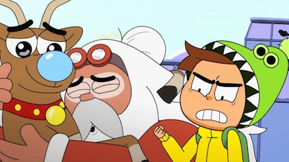 Voll zu spät! Das Rentier und der Weihnachtsmann