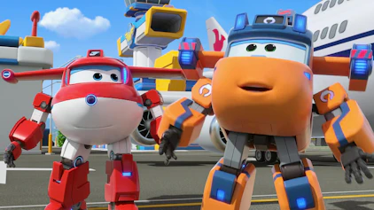 Super Wings Ein Bad für das Riesenflugzeug