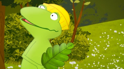 Gustavs Welt Zu welchem Baum gehört das Blatt?