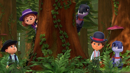 Dino Ranch Pas alter Hut