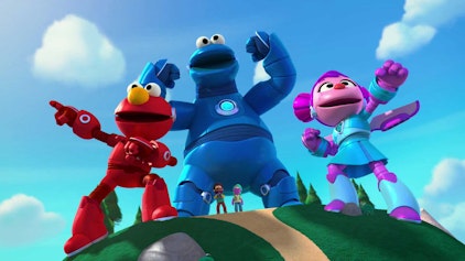 Sesame Street's Mecha Builders Ohne Stein kein Foto