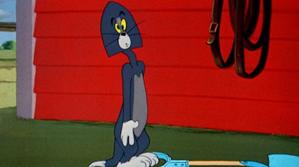 Tom und Jerry Tom steht das Wasser bis zum Hals