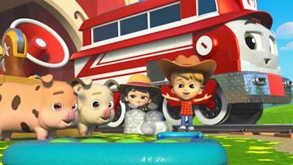 Mighty Express - Kurze Clips Eine Poolparty für die Bauernhoftiere