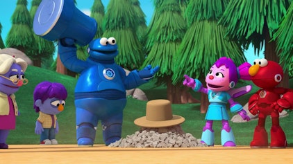 Sesame Street's Mecha Builders Das Pinecone-Festival