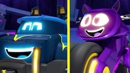 Batwheels Kreuz und quer im Hopsa-Lauf