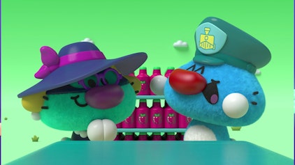 Oggy Oggy Fruchtsaft auf der Flucht