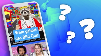 Hypezeit Shorts Wem gehört das Bild Quiz