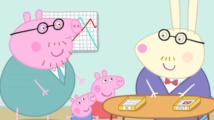 Peppa Pig Im Büro von Papa Wutz