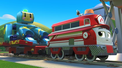 Mighty Express - Superschnelle Zugfreunde Ein Roboter büxt aus