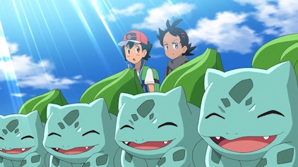 Pokémon Reisen: Die Serie / 23 Der geheimnisvolle Turm der Bisaknosp!