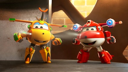 Super Wings Aufruhr in der Turmuhr