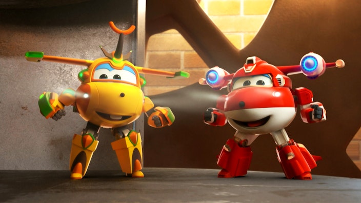 Super Wings Aufruhr in der Turmuhr